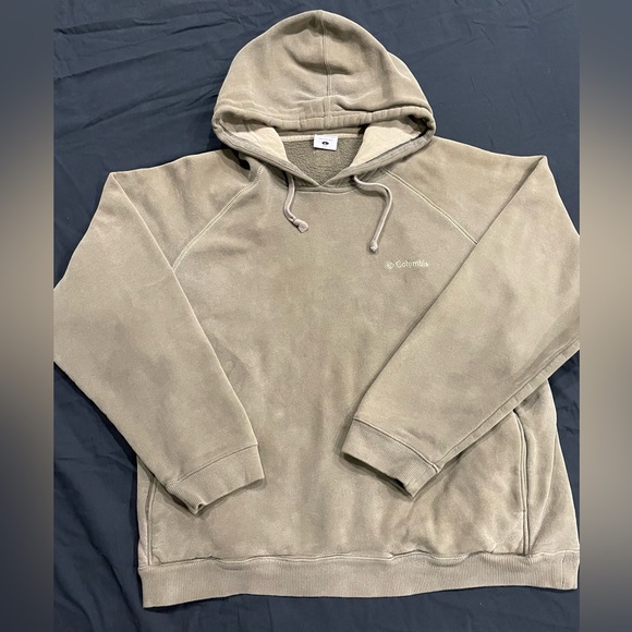 Vintage Green Columbia hoodie Men’s Large Pullover Sweater - Picture 2 of 4